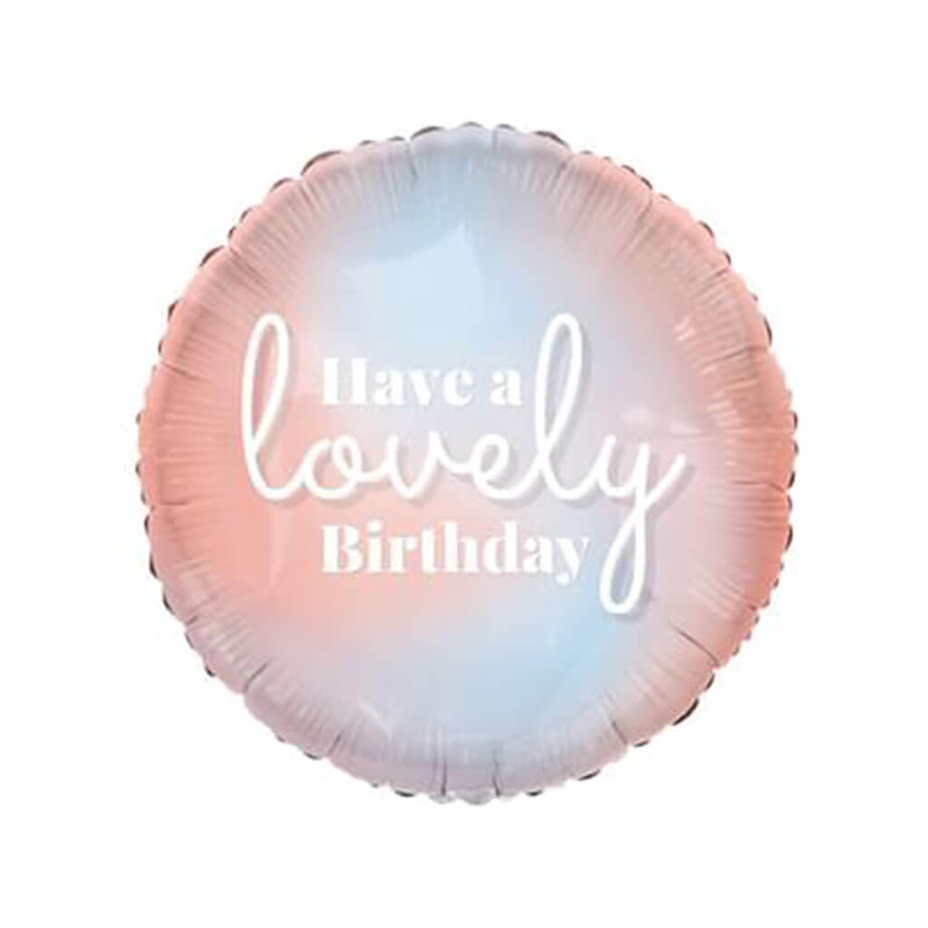 Lovely Birthday Foil Balloon, 18in