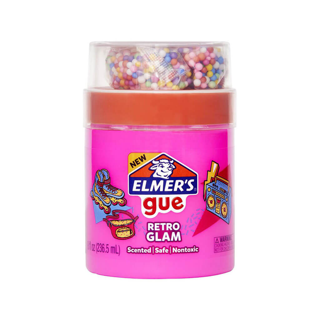 Elmer&#39;s Premade Slime with Mix-ins-80&#39;s Glam