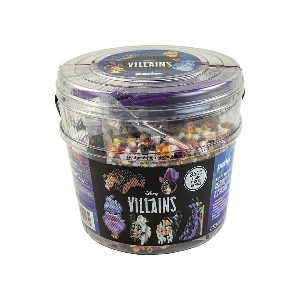 Perler Fused Bead Bucket Kit-Disney Villians