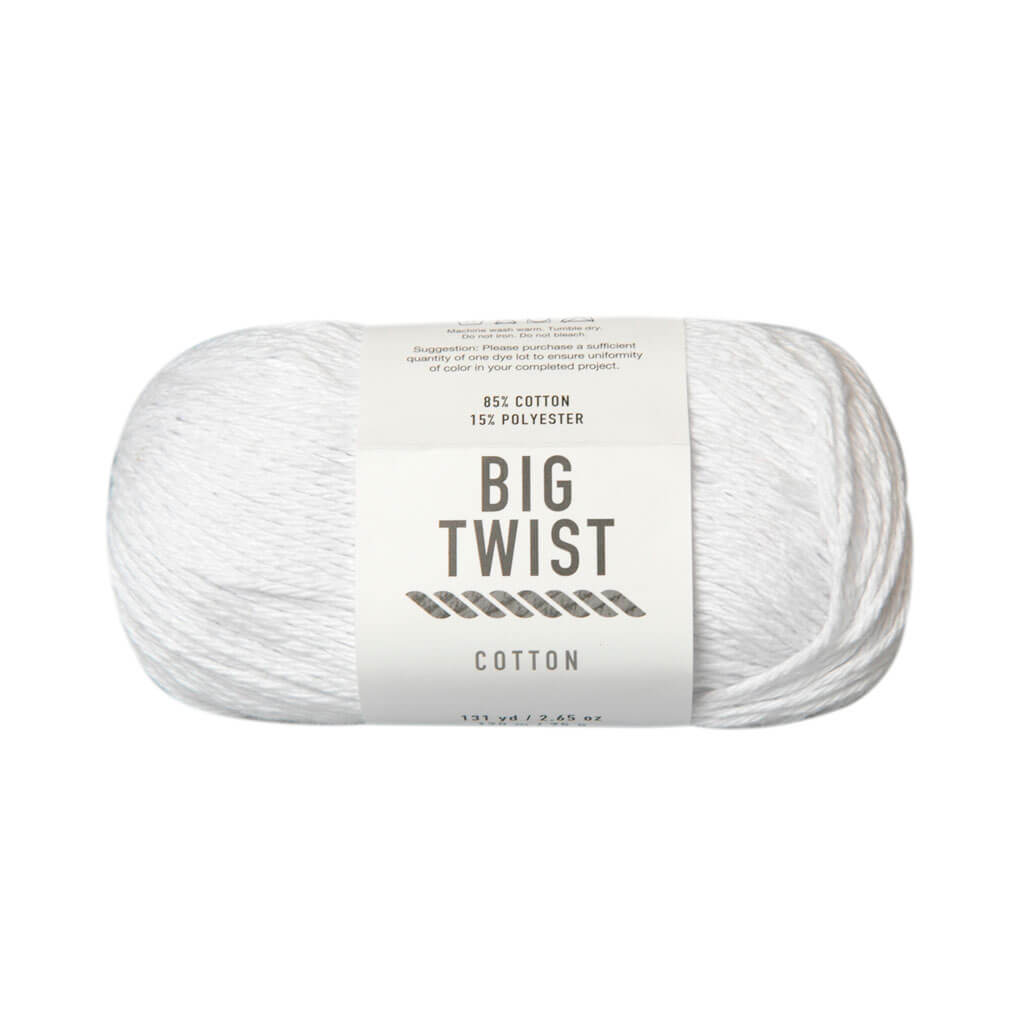 Big Twist Cotton Yarn White