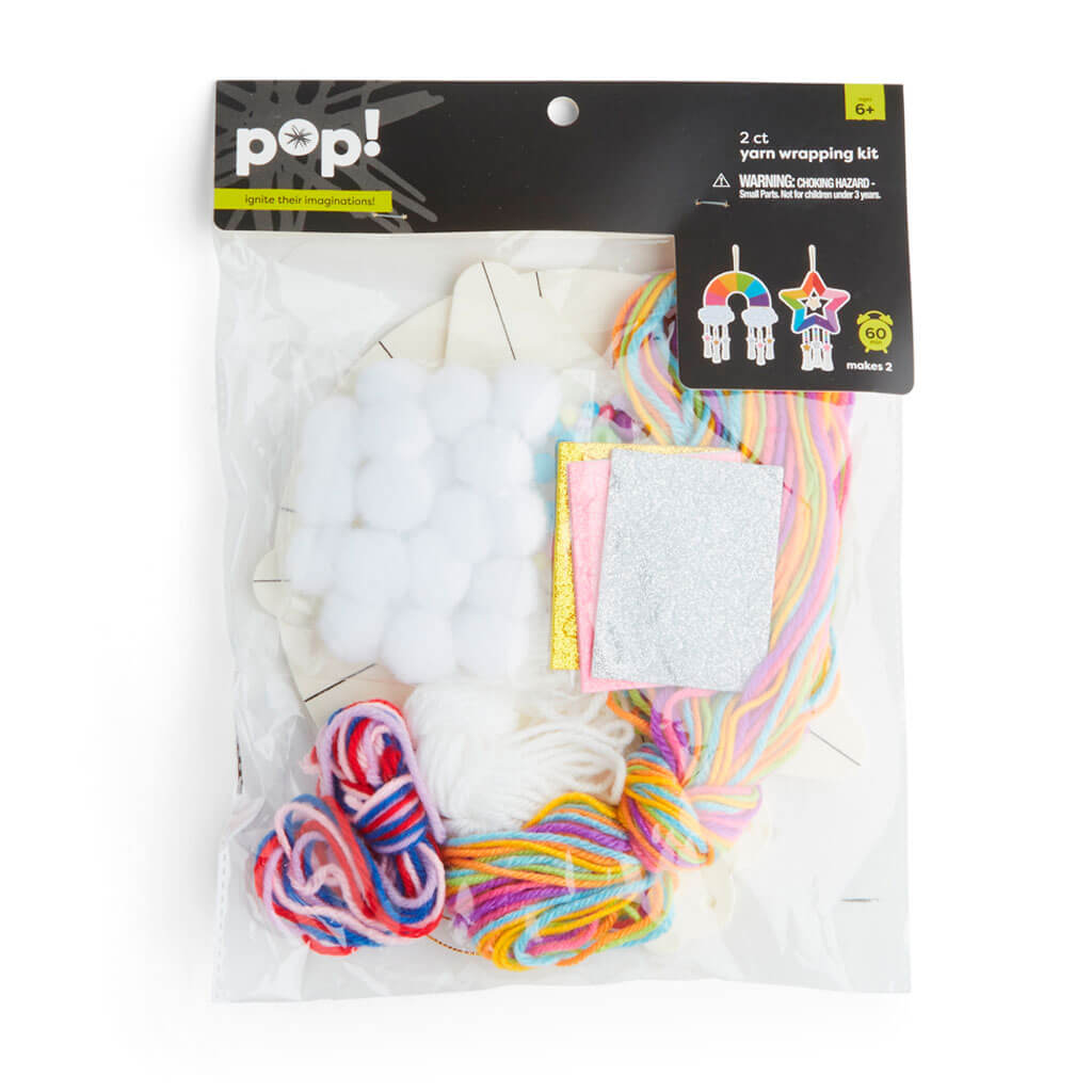 POP! Wood Yarn Wrapping Kit 2pk