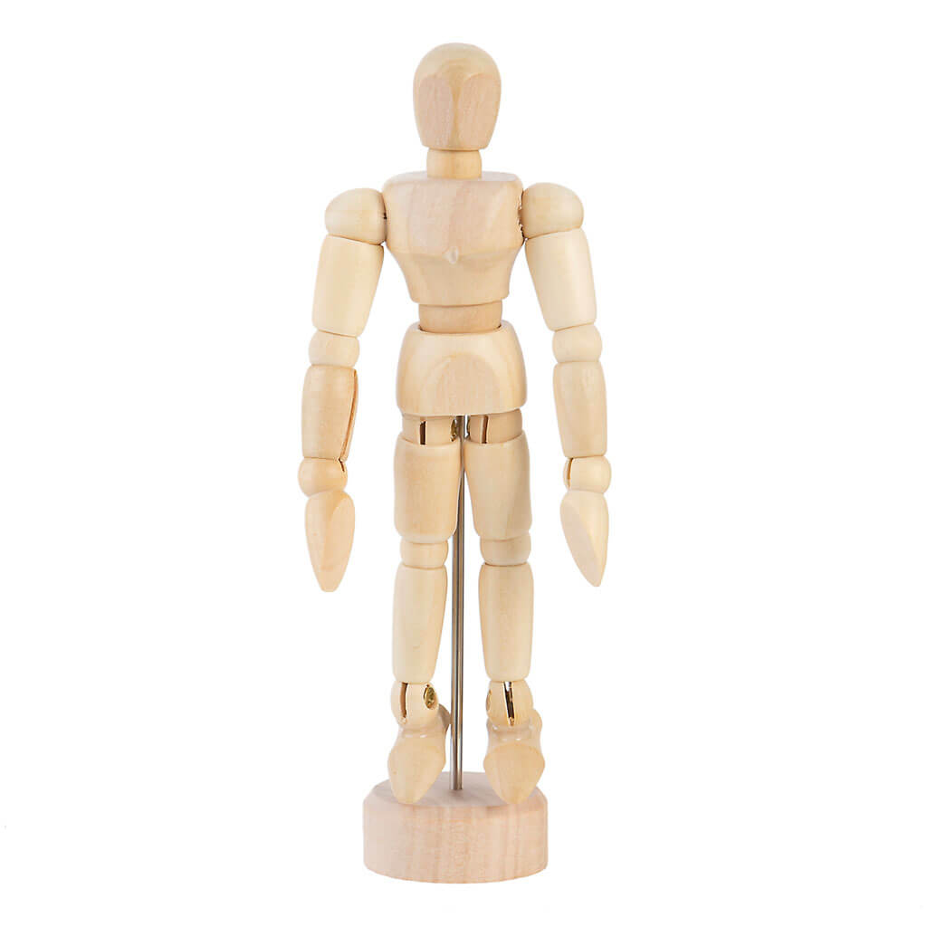 Flexible Wood Mannequin 4.5in