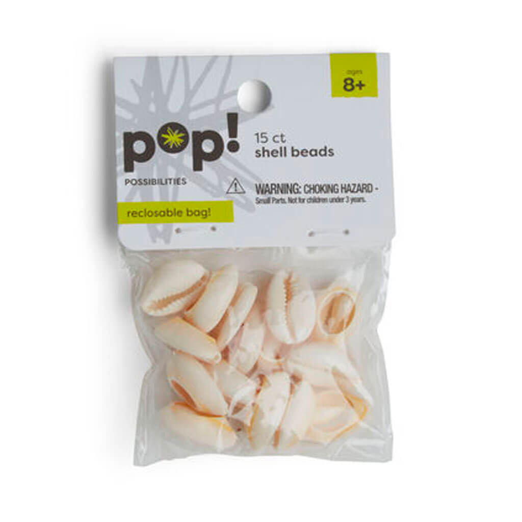POP! Natural Shell Beads 15pcs