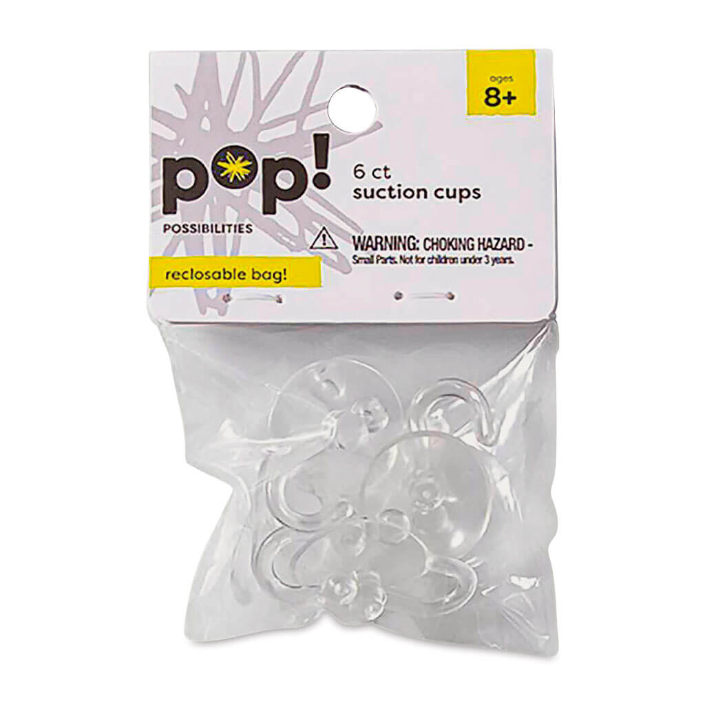 POP! Suction Cups with Hook 6pk