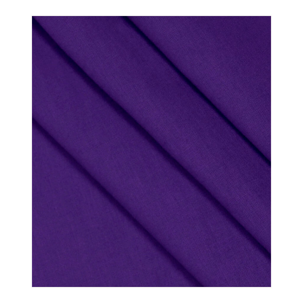 Sew Classic Solid Cotton Fabric Purple