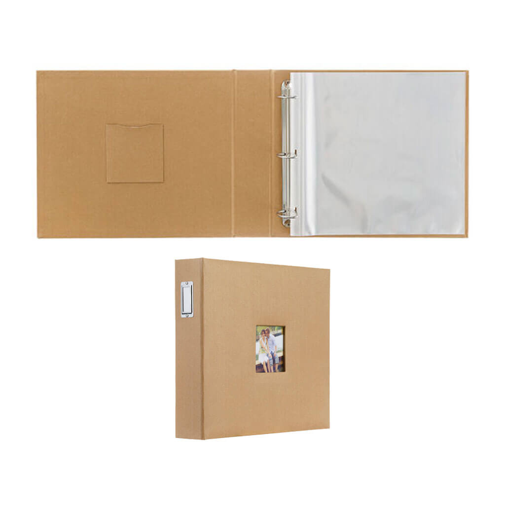 Ring Binder Album 12in x 12in Kraft