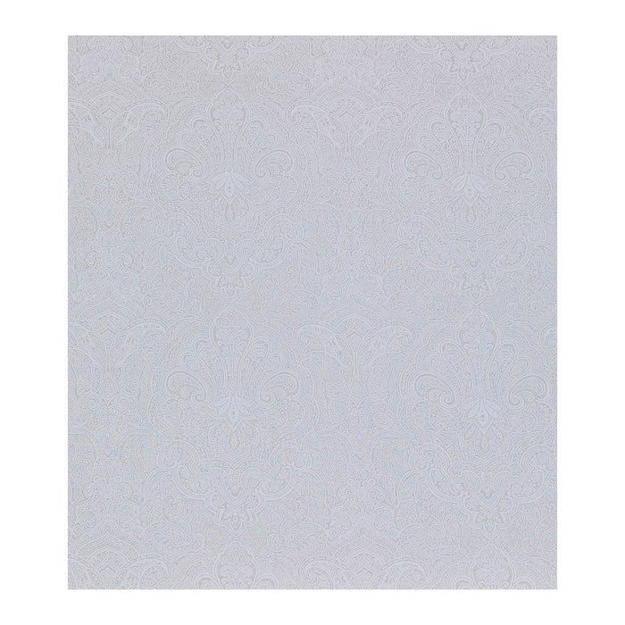 Cotton Fabric Paisley White On White
