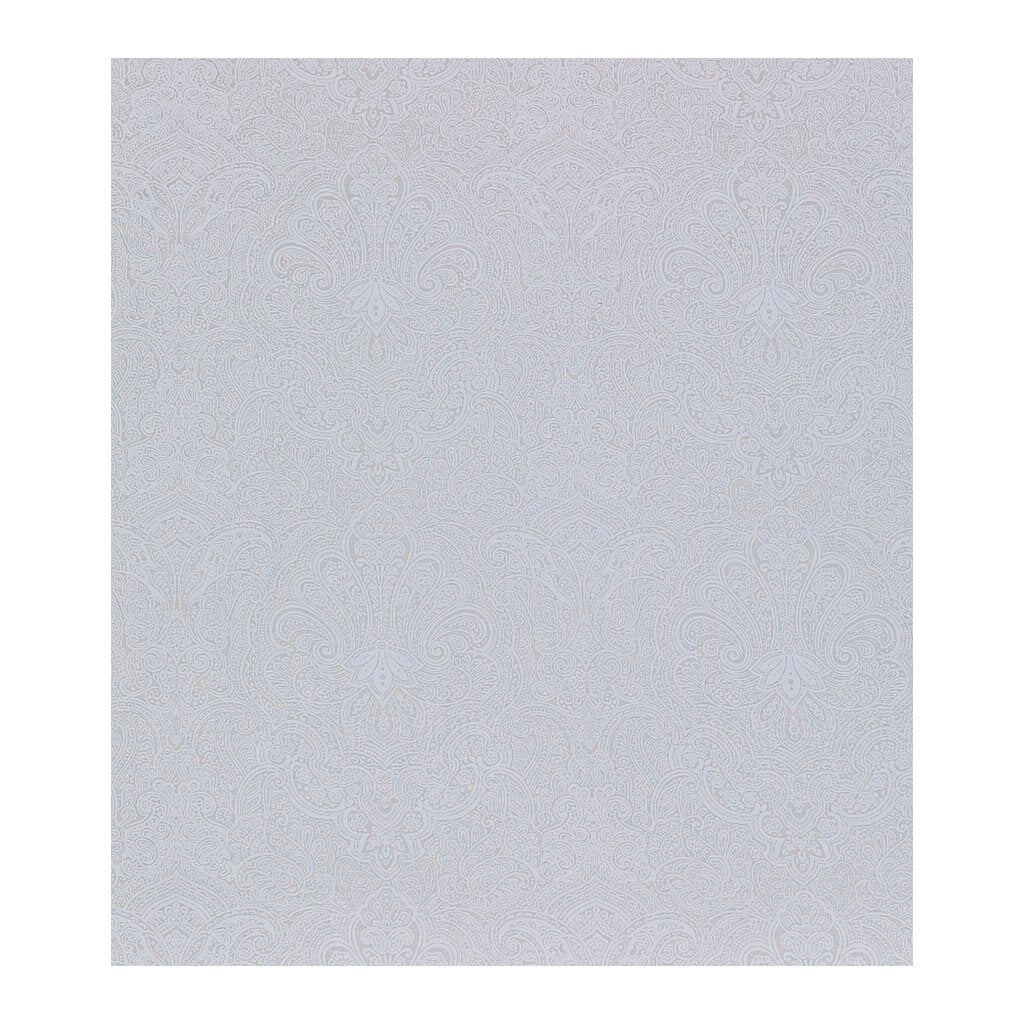 Cotton Fabric Paisley White On White