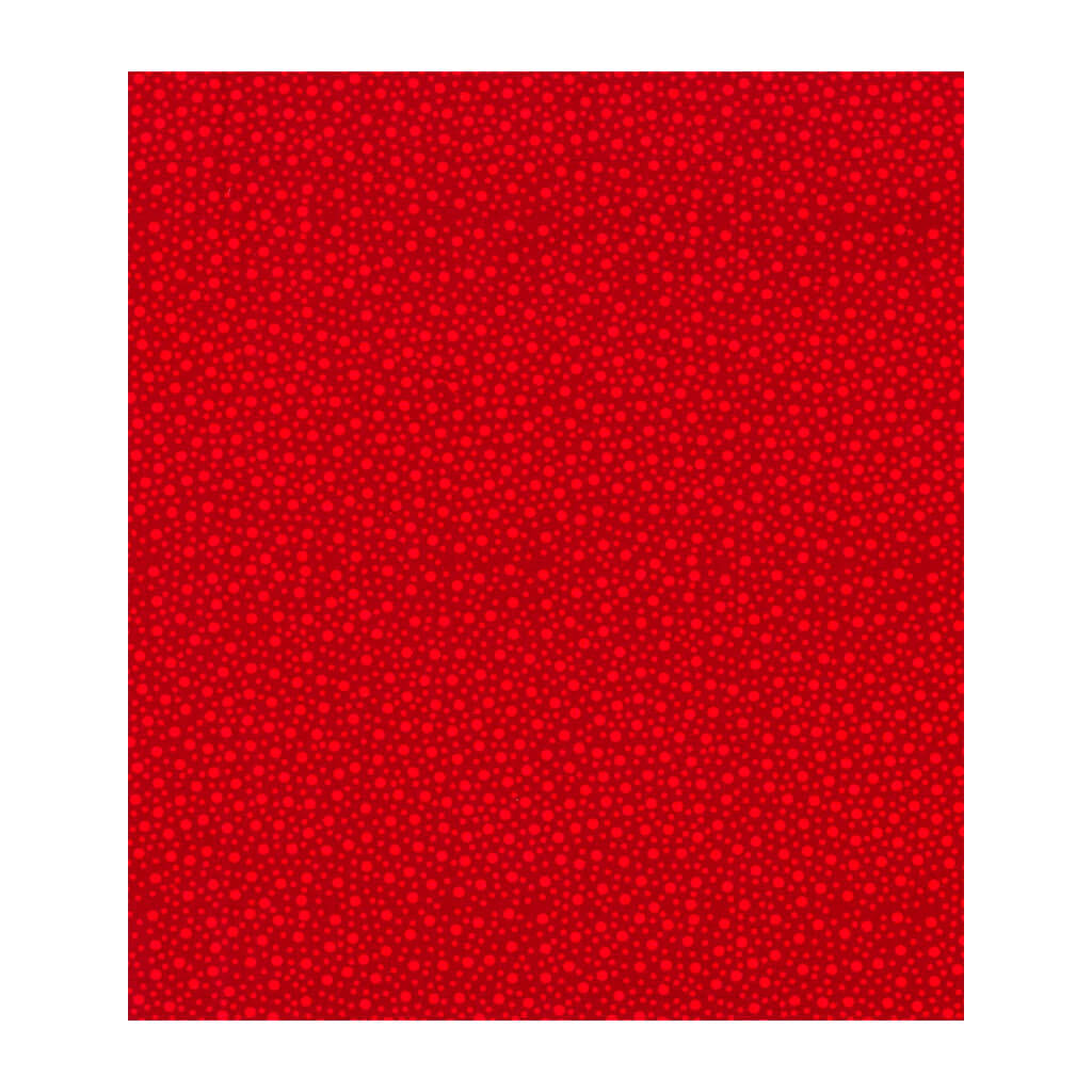 Cotton Fabric Multi Tonal Dots Red