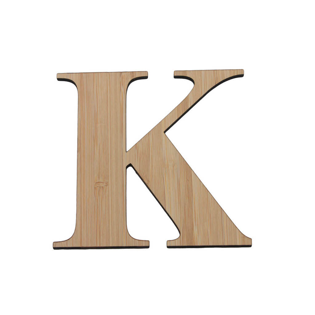 Bamboo Serif Letters &amp; Numbers Uppercase K