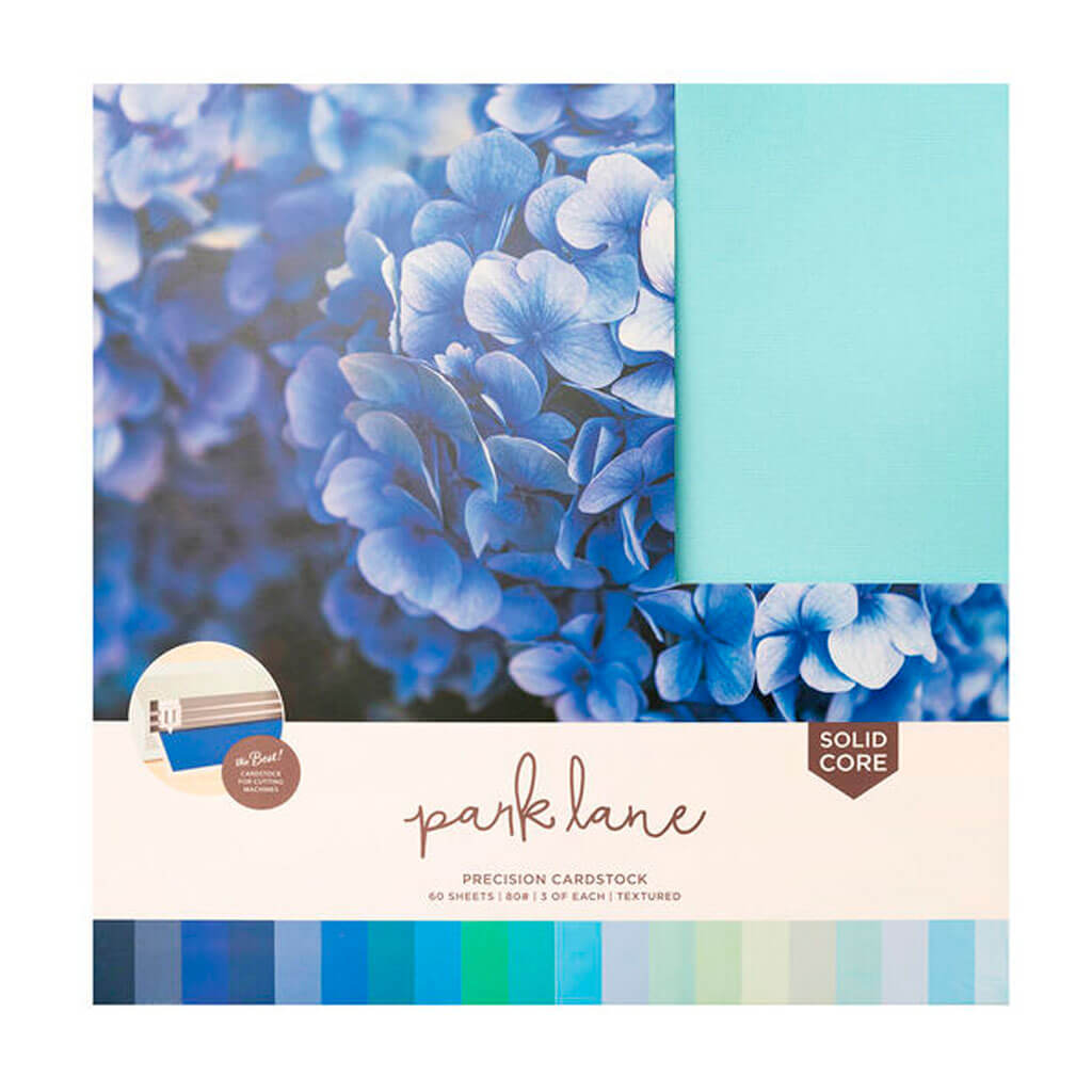 Blue Precision Cardstock Paper Pack 60 Sheet 12in x 12in