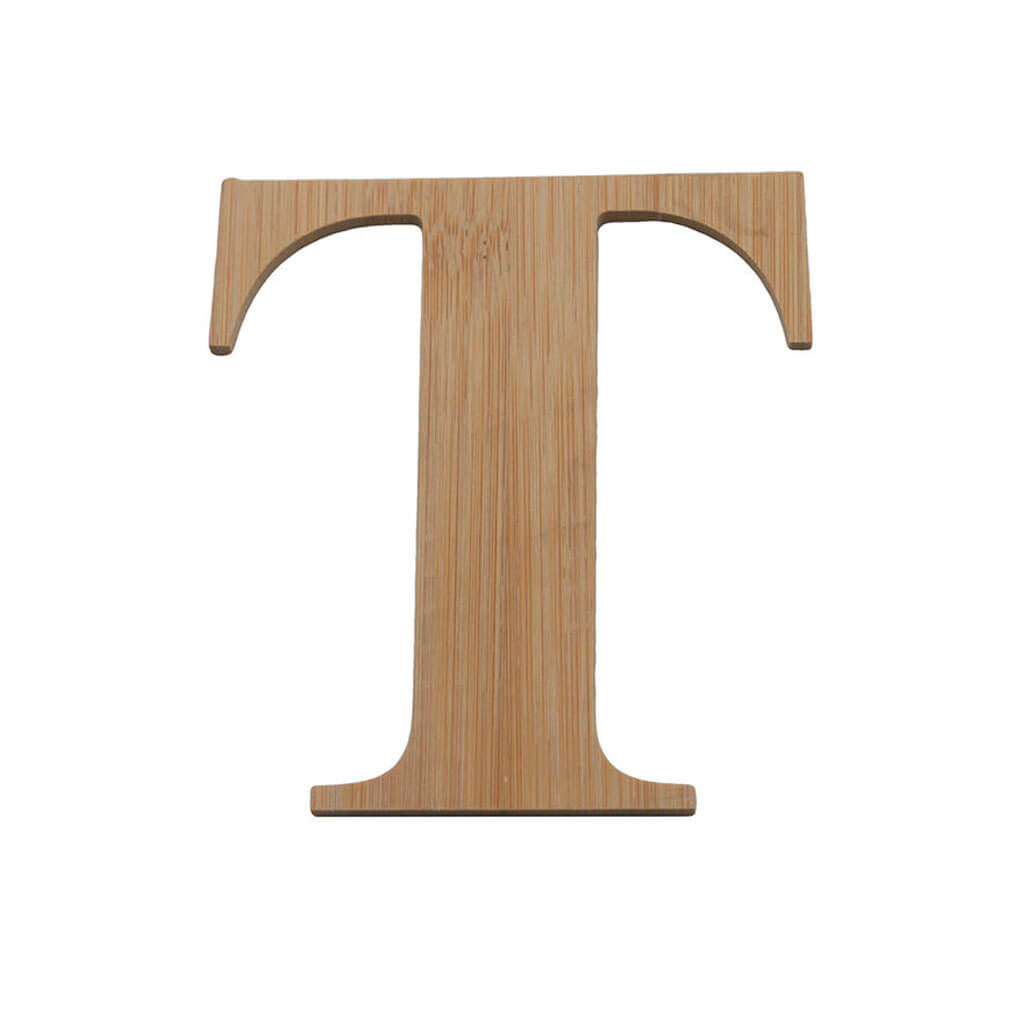 Bamboo Serif Letters &amp; Numbers Uppercase T
