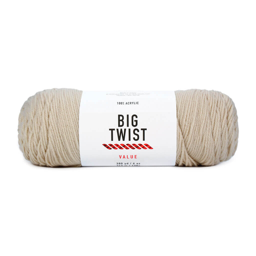 Medium Acrylic Value Clearance Yarn 6oz 380yd Khaki