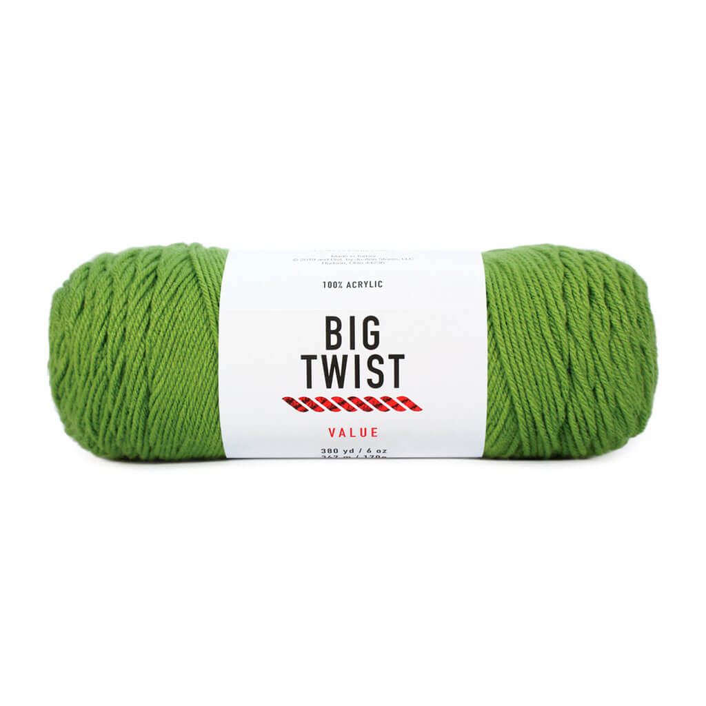 Value Yarn Solid Medium Acrylic 380yd 6oz Light Green