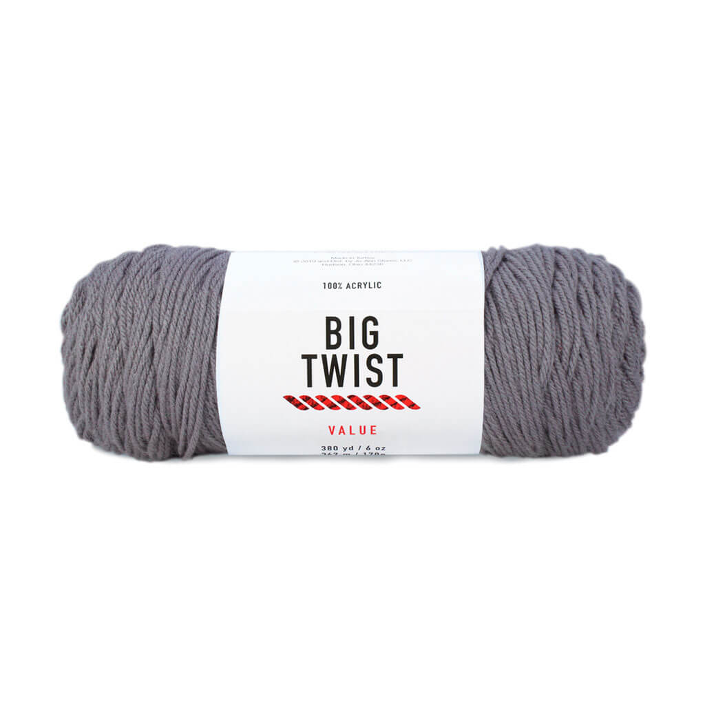 Medium Acrylic Value Clearance Yarn 6oz 380yd Medium Gray