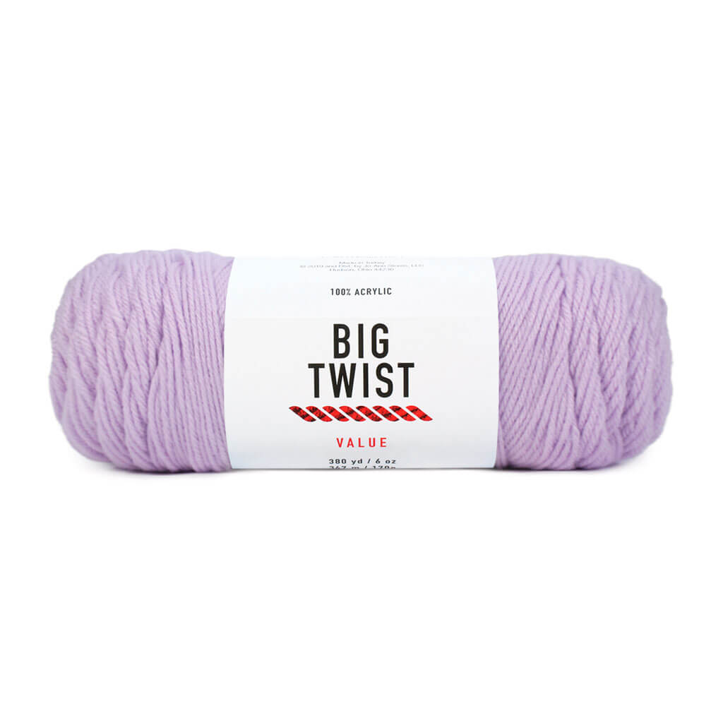 Medium Acrylic Value Clearance Yarn 6oz 380yd Soft Purple