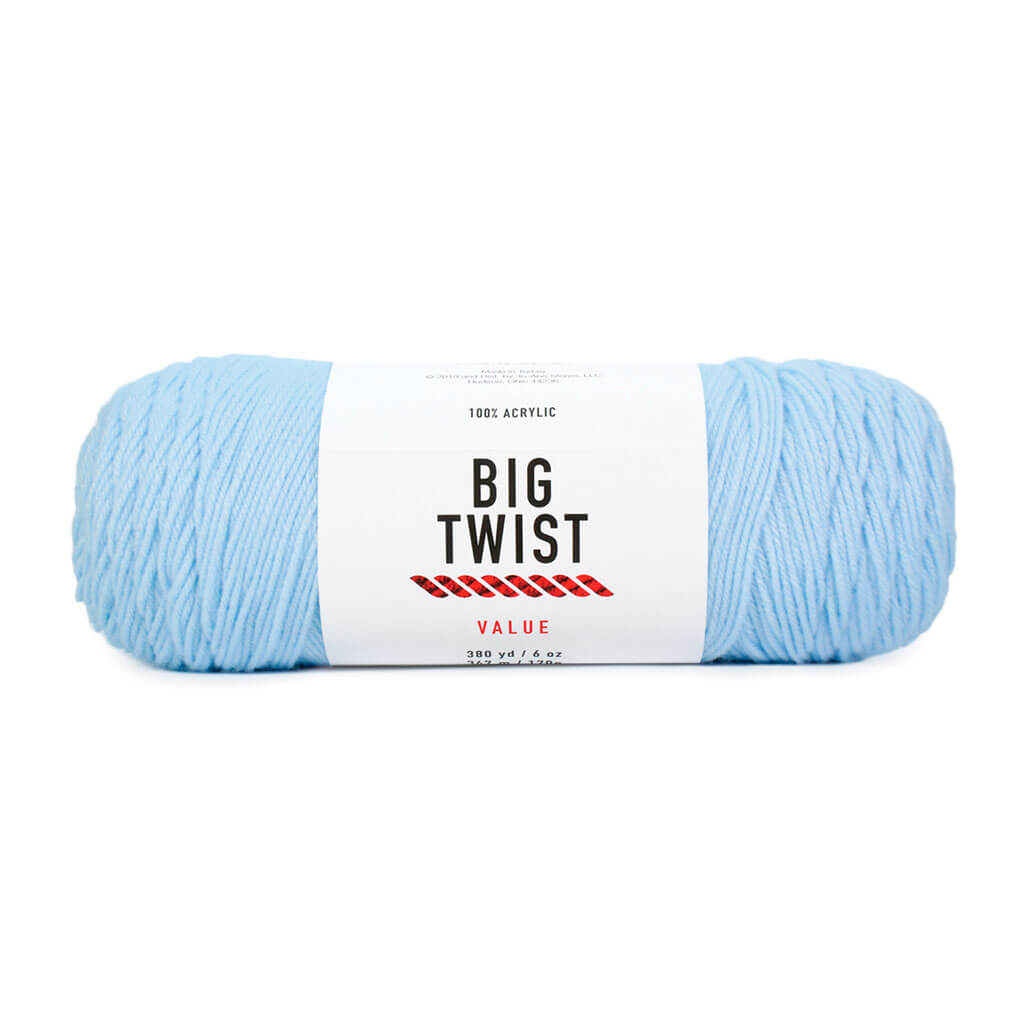 Medium Acrylic Value Clearance Yarn 6oz 380yd Sky Blue