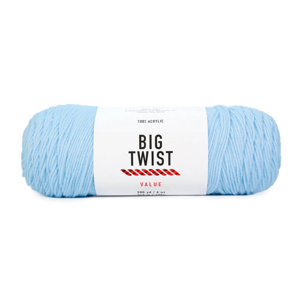 Medium Acrylic Value Clearance Yarn 6oz 380yd Sky Blue