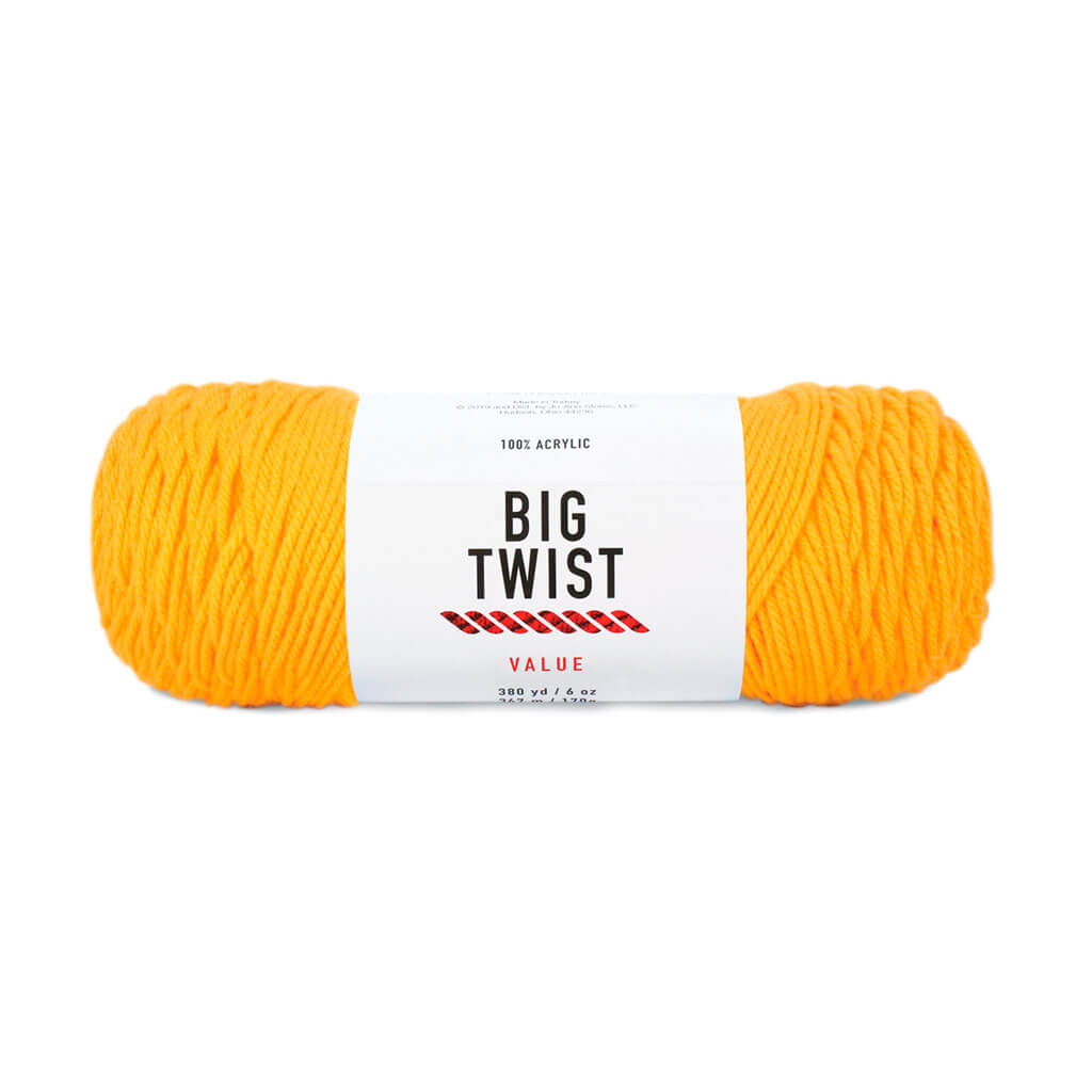 Solid Medium Acrylic Value Yarn 380yd 6oz Varsity Gold