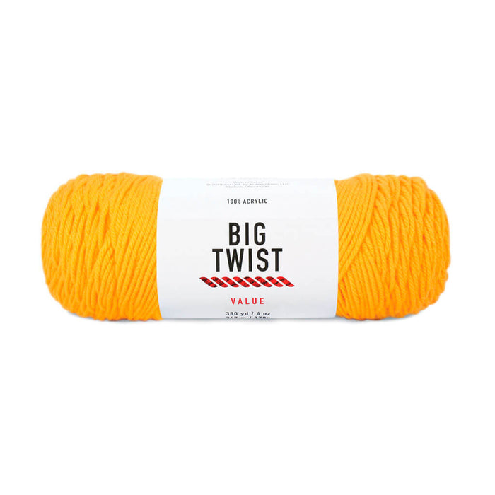 Solid Medium Acrylic Value Yarn 380yd 6oz Varsity Gold