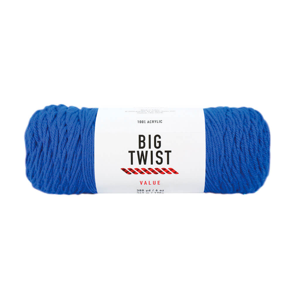 Solid Medium Acrylic Value Yarn 380yd 6oz Varsity Blue