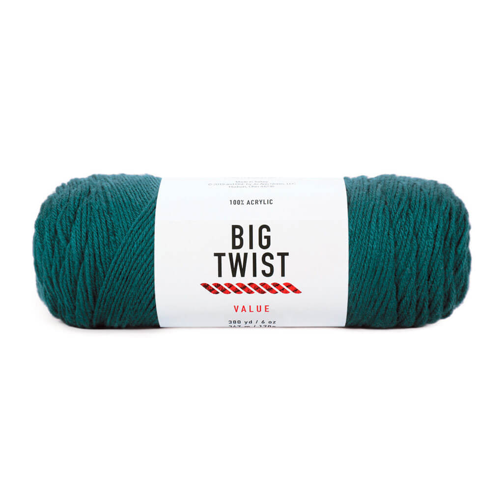 Solid Medium Acrylic Value Yarn 380yd 6oz Dark Teal