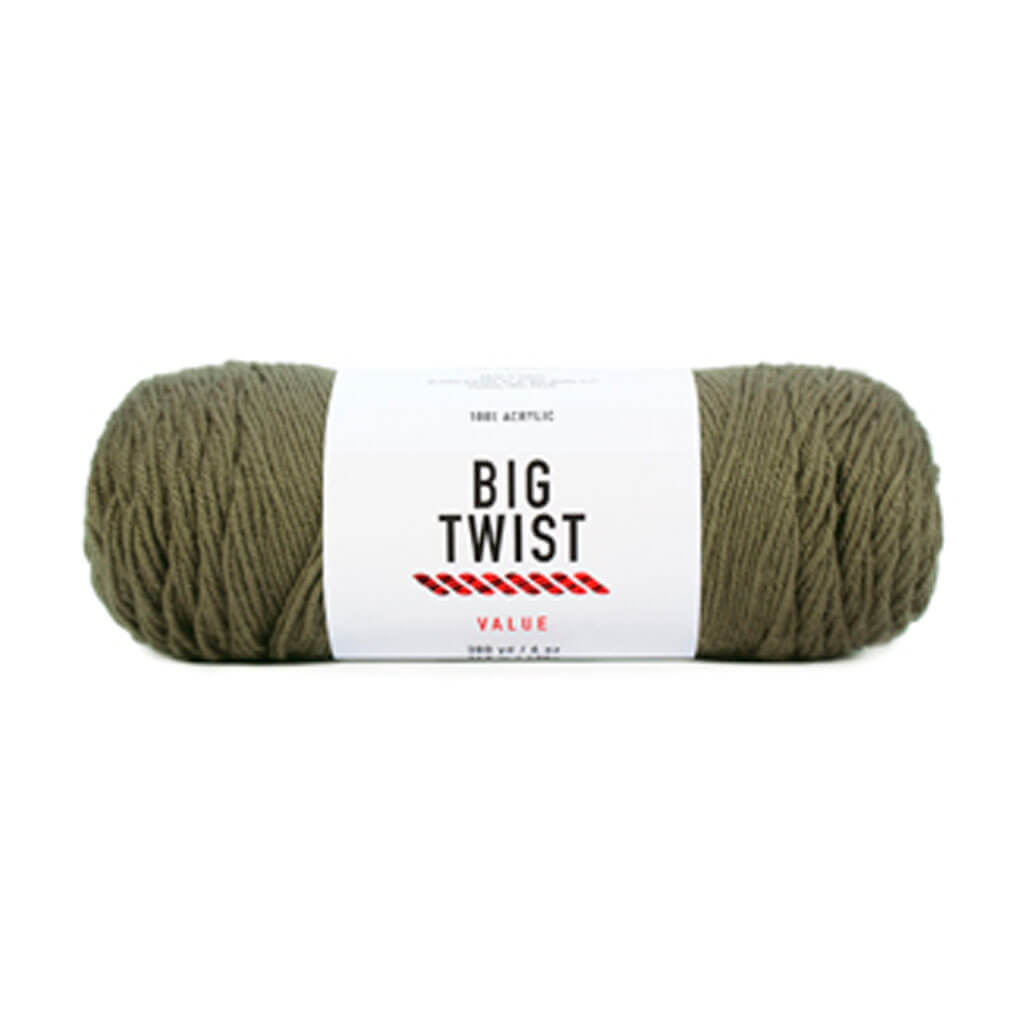 Solid Medium Acrylic Value Yarn 380yd 6oz Olive Drab