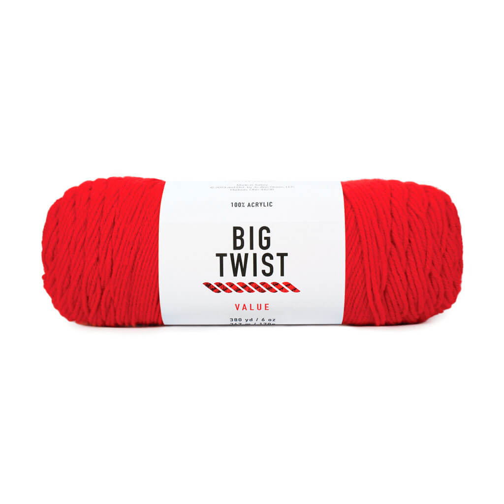 Solid Medium Weight Acrylic 380yd 6oz Varsity Red