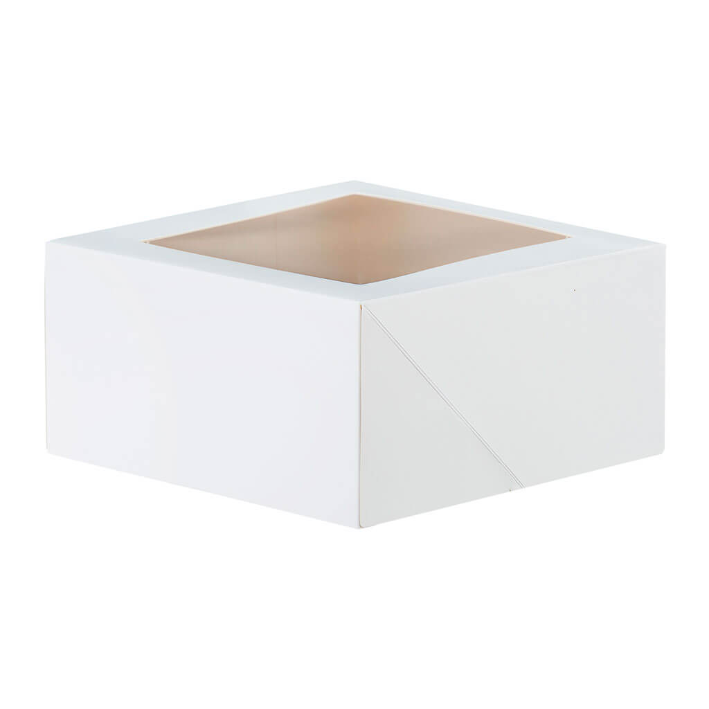 Square Windowed Treat Boxes 3pk 8in