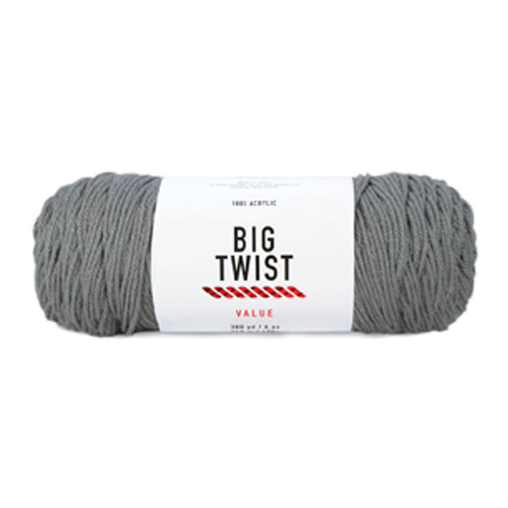 Solid Medium Acrylic Value Yarn 380yd 6oz Titanium