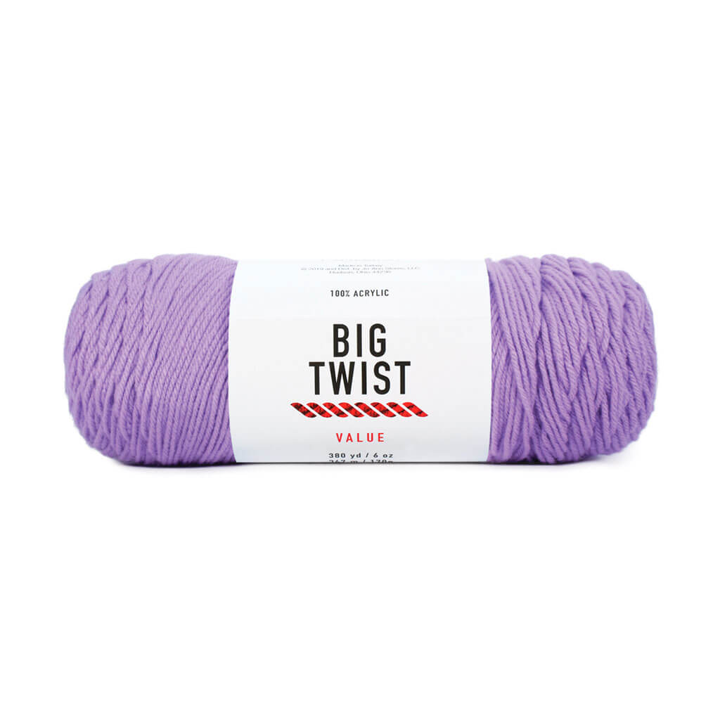 Solid Medium Acrylic Value Yarn 380yd 6oz Lilac