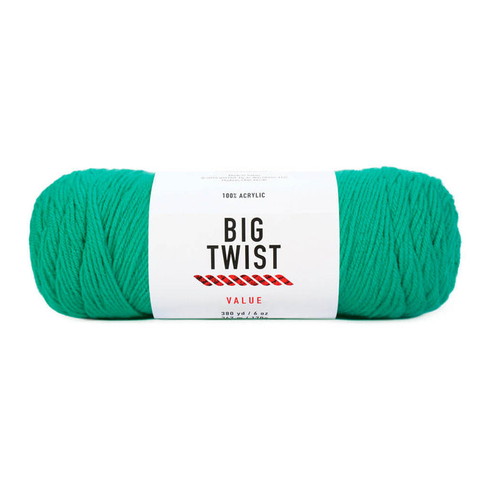 Solid Medium Acrylic Value Yarn 380yd 6oz Jade Green