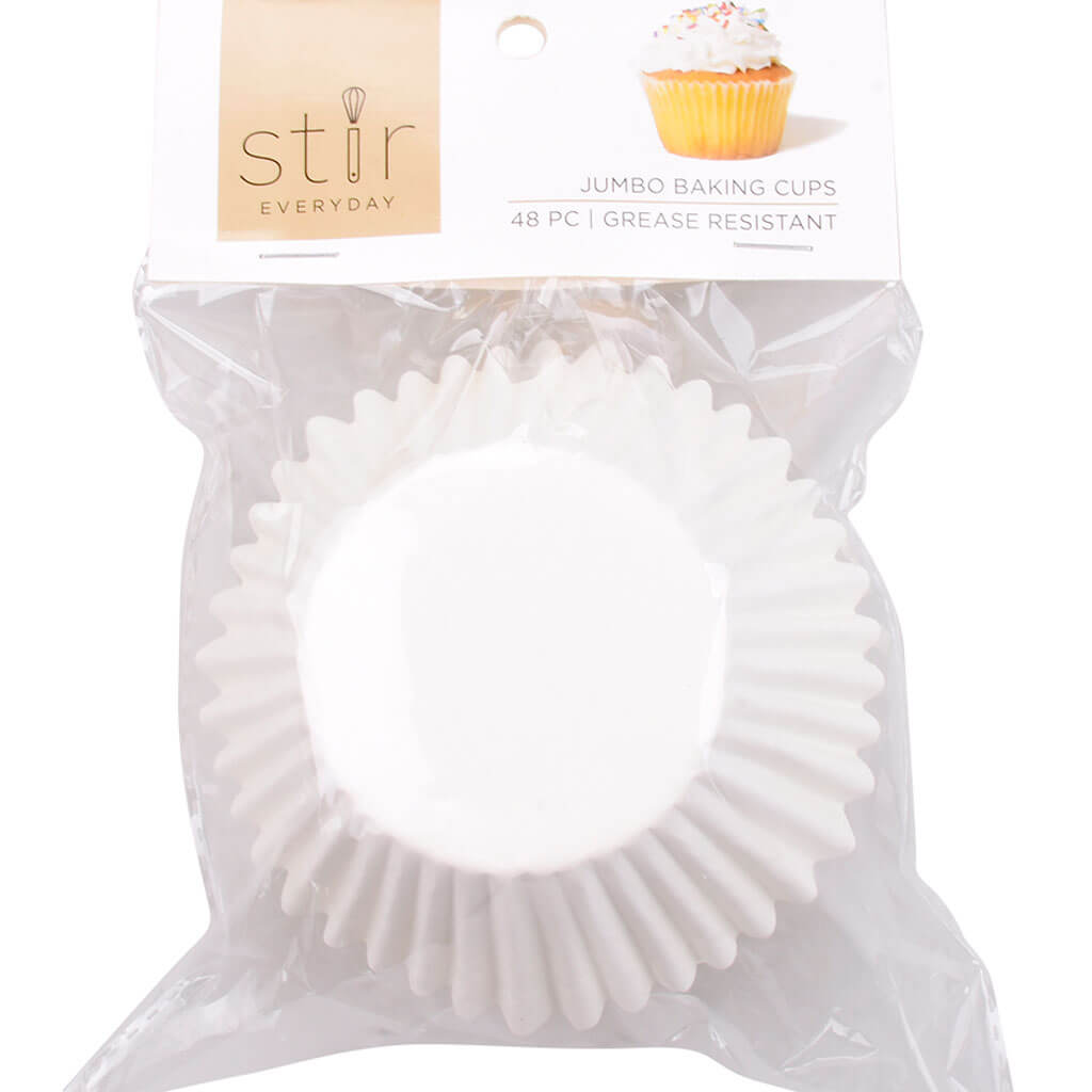 Jumbo Greaseproof Baking Cups 48pk