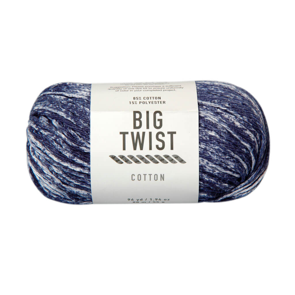 Big Twist Cotton Yarn Denim Splash