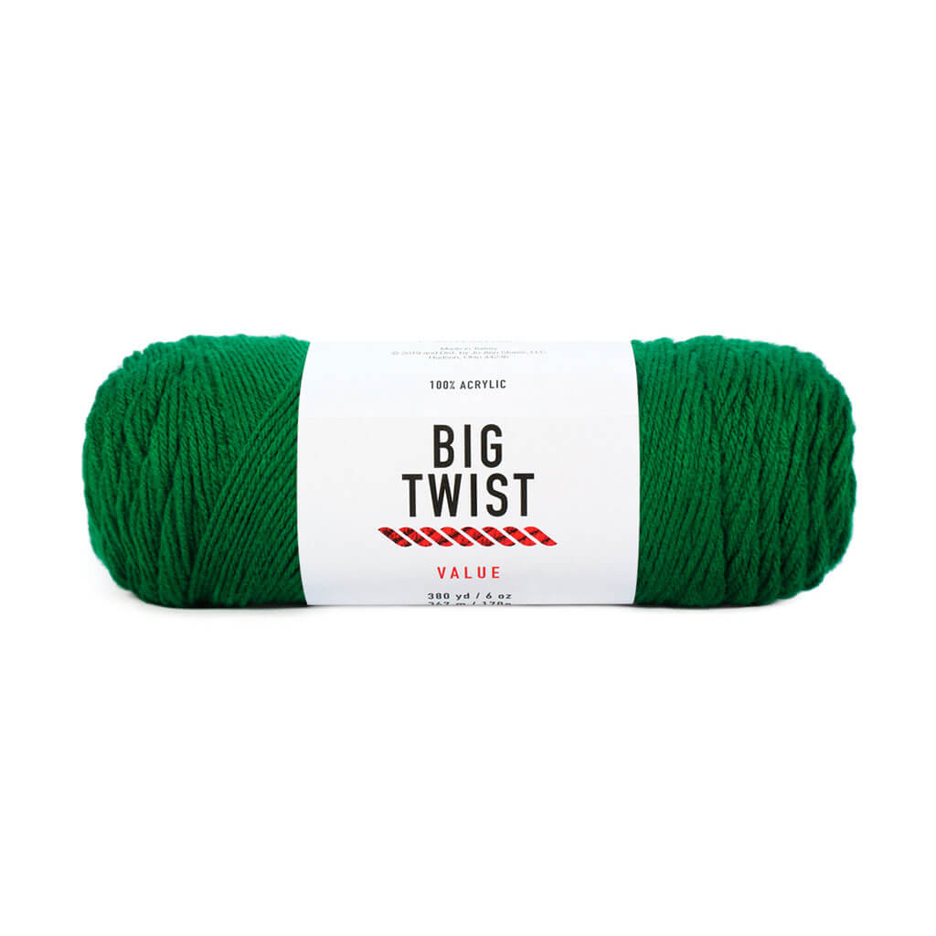 Solid Medium Acrylic Value Yarn 380yd 6oz Varsity Green