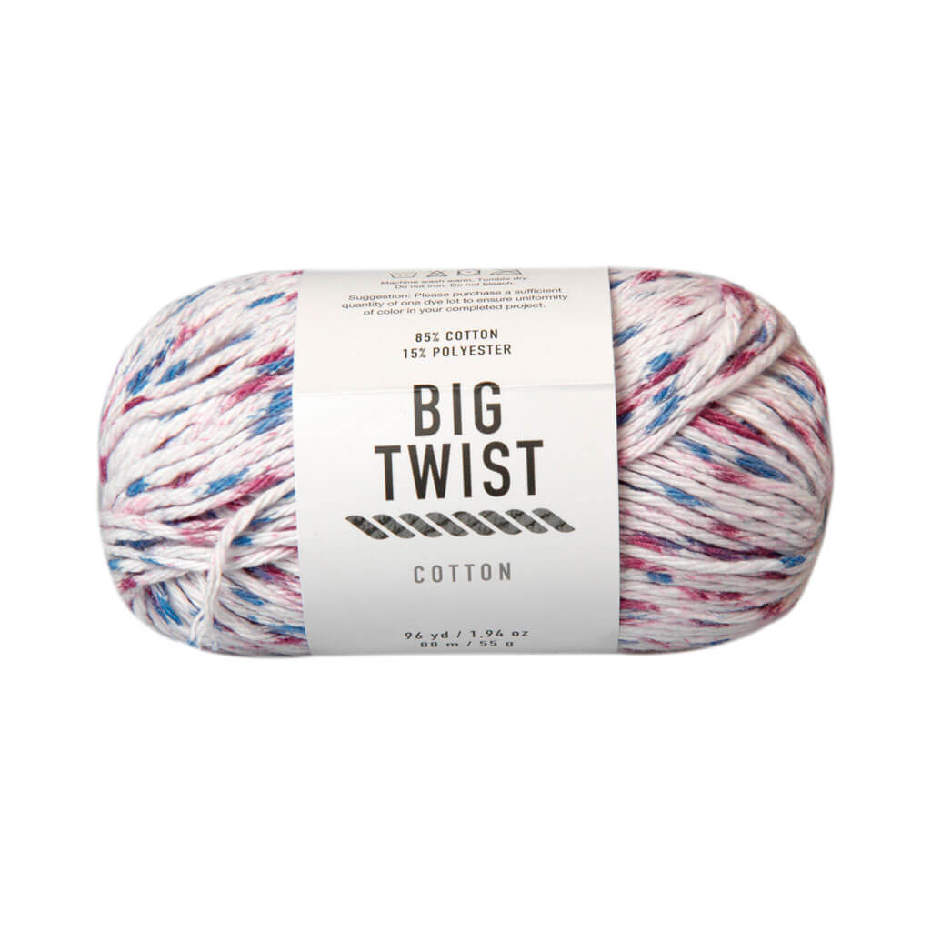 Big Twist Cotton Yarn Blueberry Speckle