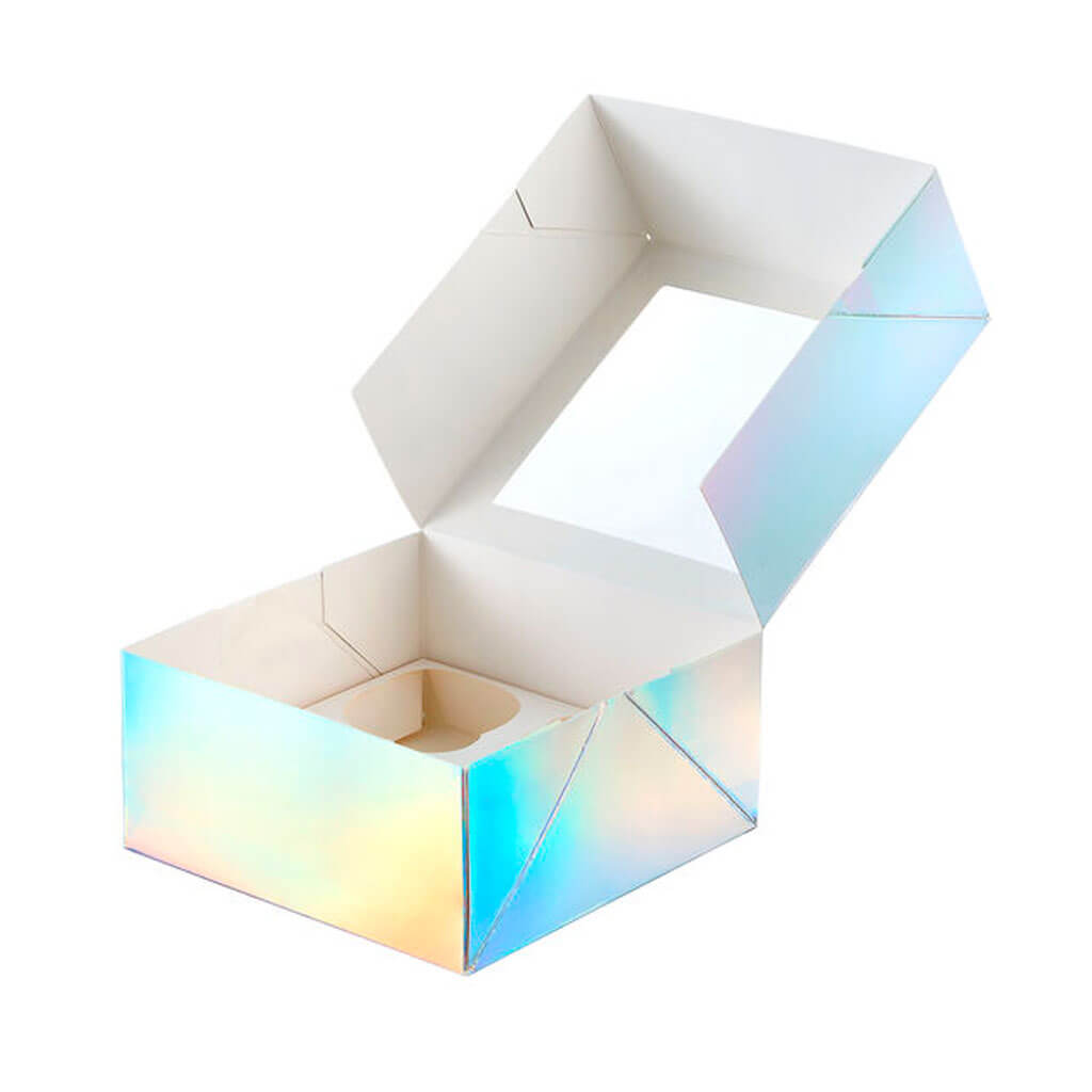 Iridescent Window Treat Boxes With Inserts 6ct 6in