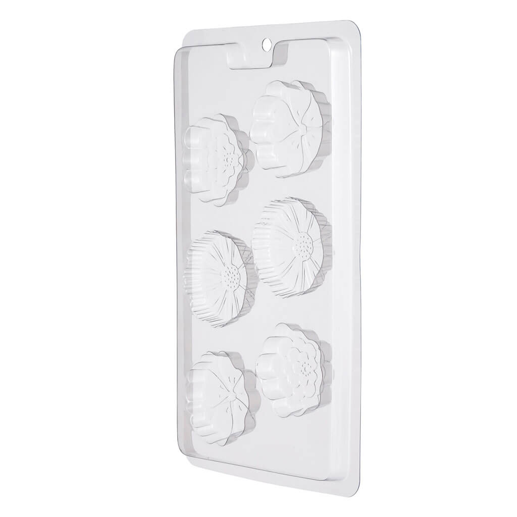 Plastic 6 Cavity Daisy Mold 11in