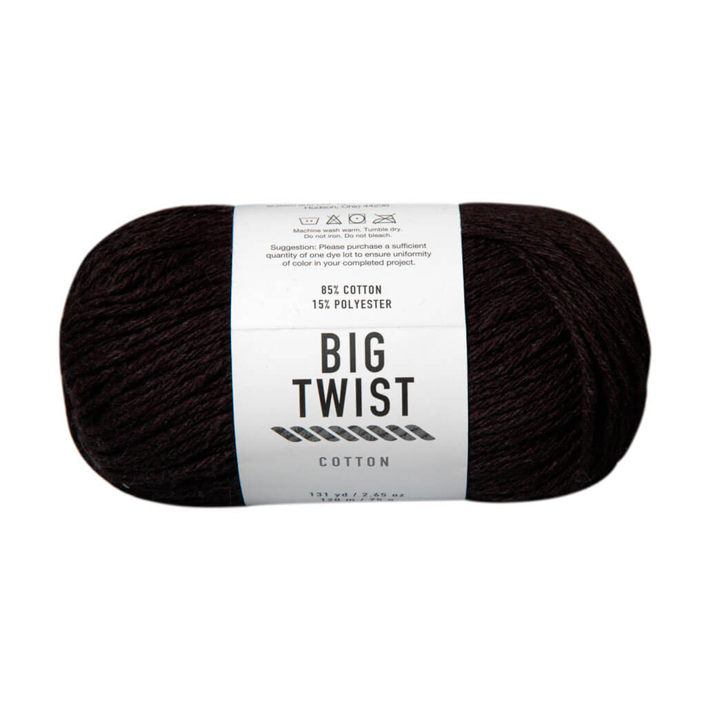 Big Twist Cotton Yarn Black