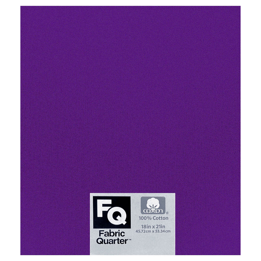 Assorted Purple 1 Piece Cotton Fabric Quarter