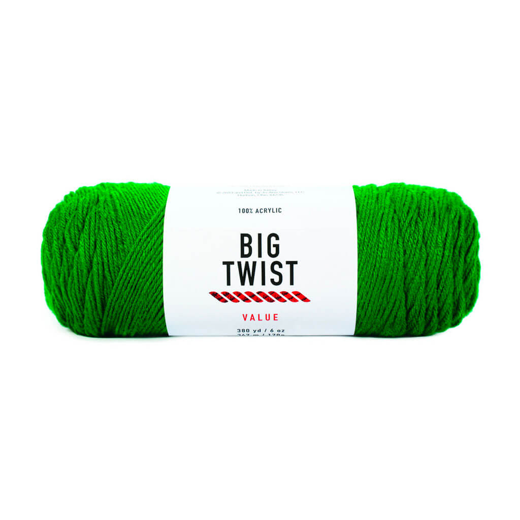 Solid Medium Acrylic Value Yarn 380yd 6oz Forest Green