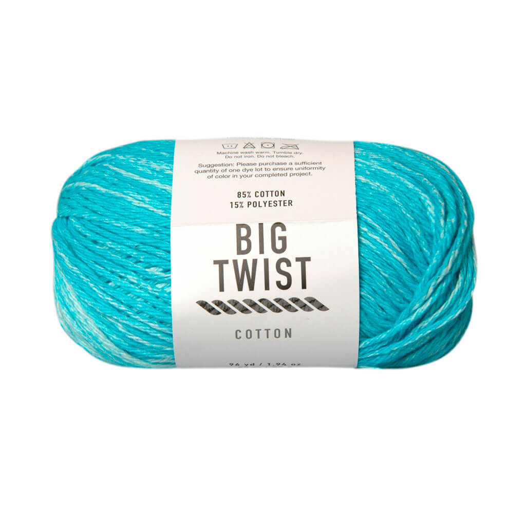 Big Twist Cotton Yarn Ocean Splash