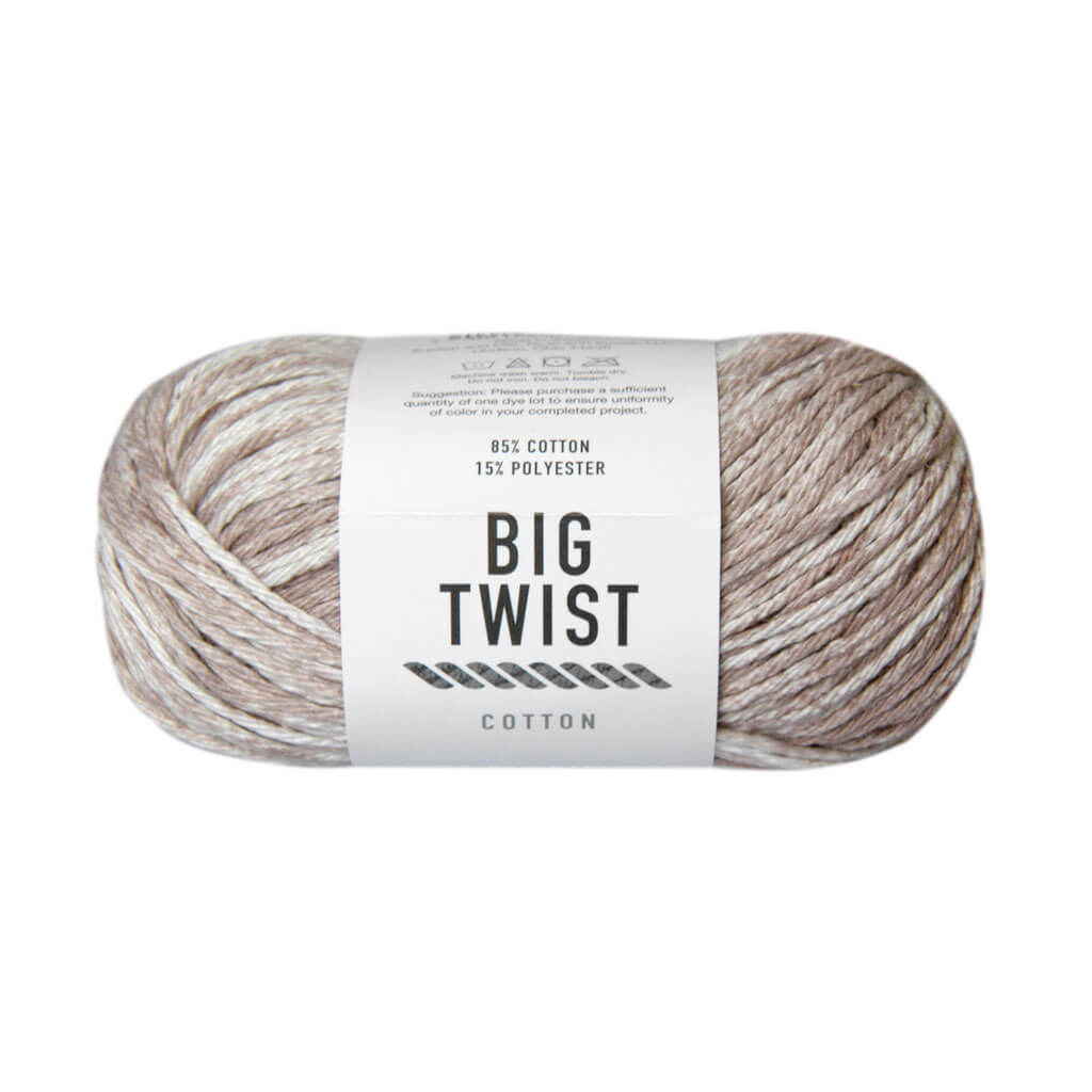 Big Twist Cotton Yarn Gray Splash