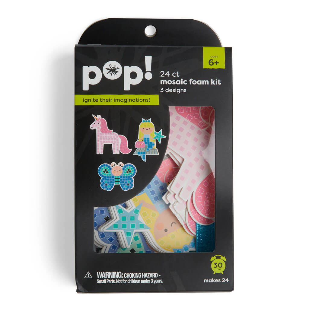 POP! Mosaic Foam Kit 3pc Mermaid Unicorn and Butterfly