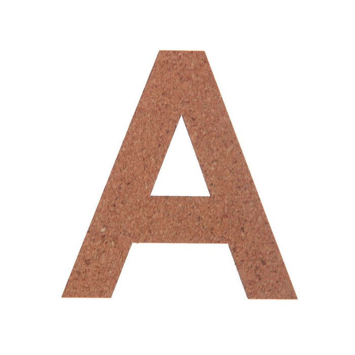Cork Sans Serif Letters & Symbols Uppercase A