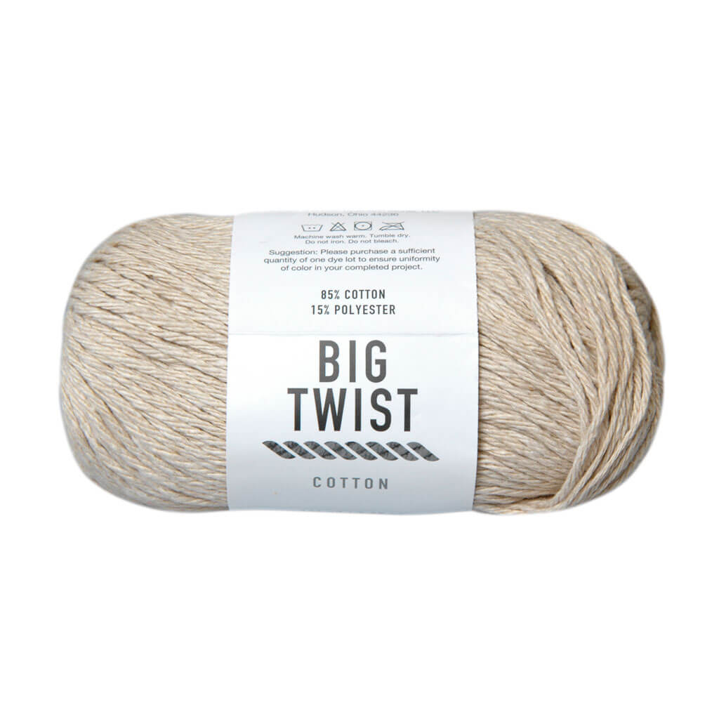 Big Twist Cotton Yarn Beige