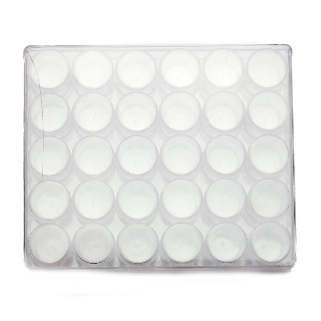 Bead Storage Container with 30 Boxes 6in x 5in