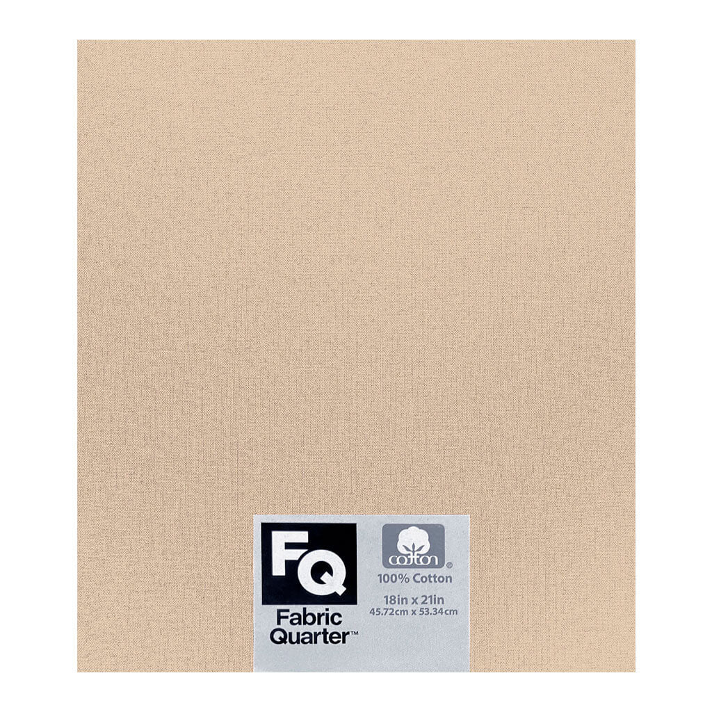 Cream 1 Piece Cotton Fabric Quarter