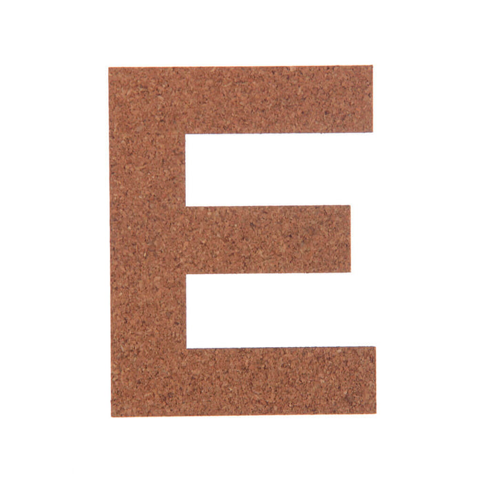Cork Sans Serif Letters & Symbols Uppercase E