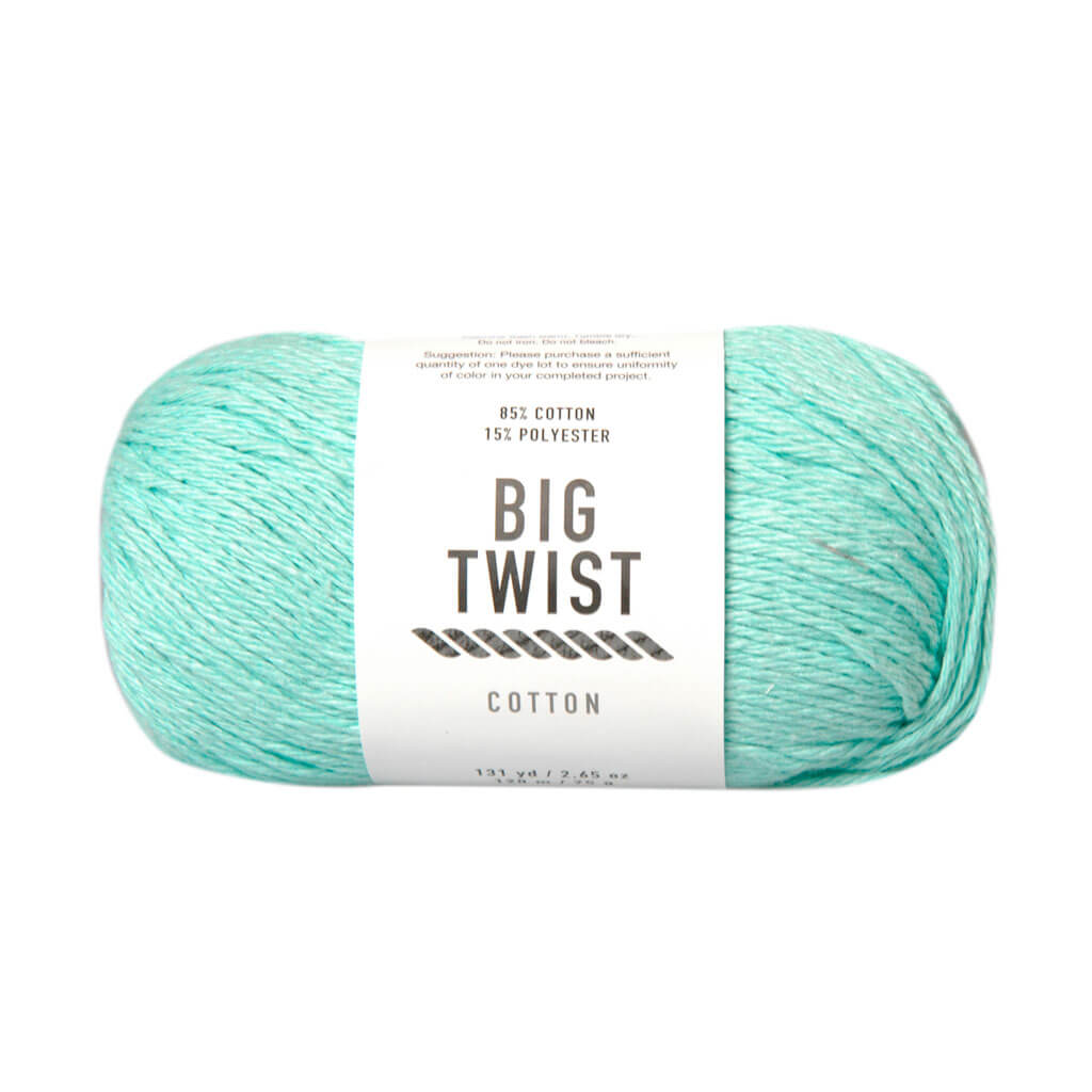 Big Twist Cotton Yarn Pastel Blue